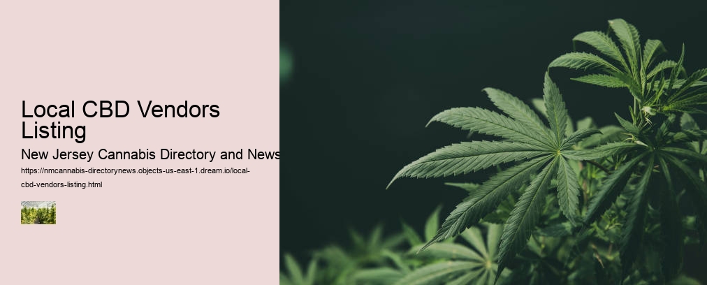 Local CBD Vendors Listing